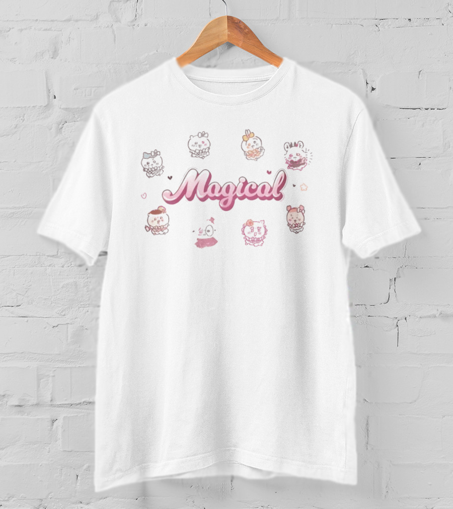 Magical Kawaii Pastel Characters With Cute Animal T-Shirt