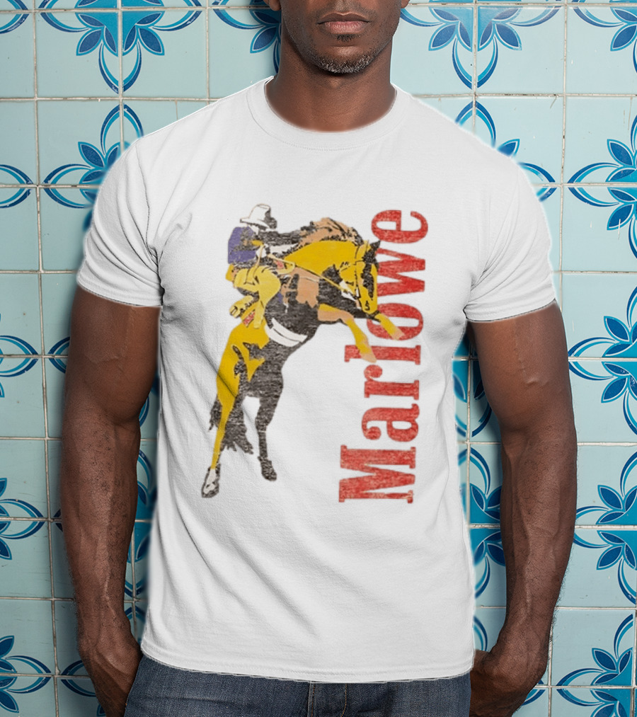 Marlowe Cowboy Horse Rider Western T-Shirt