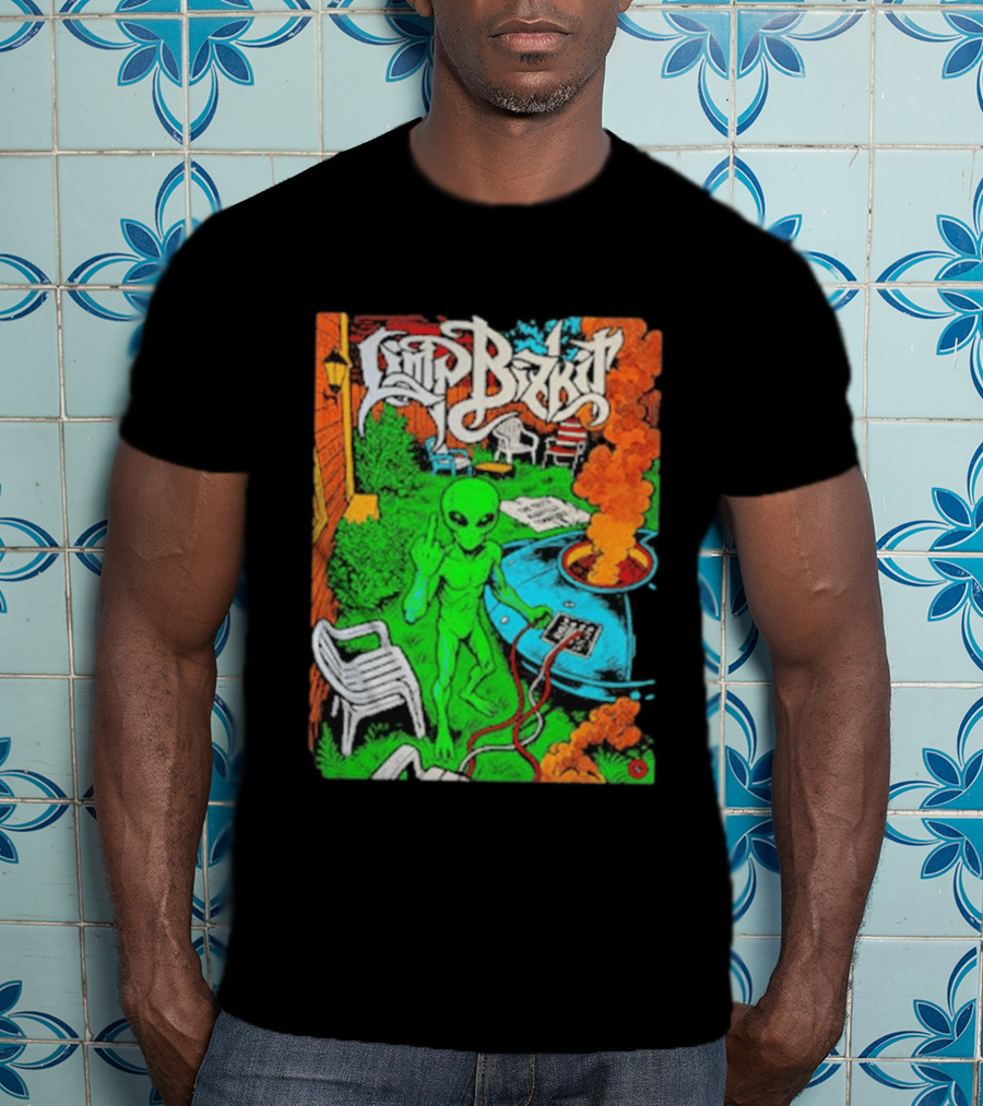 Limp Bizkit Alien Backyard Scene Nashville Tennessee The Truth October 11 And 12 2026 T-Shirt