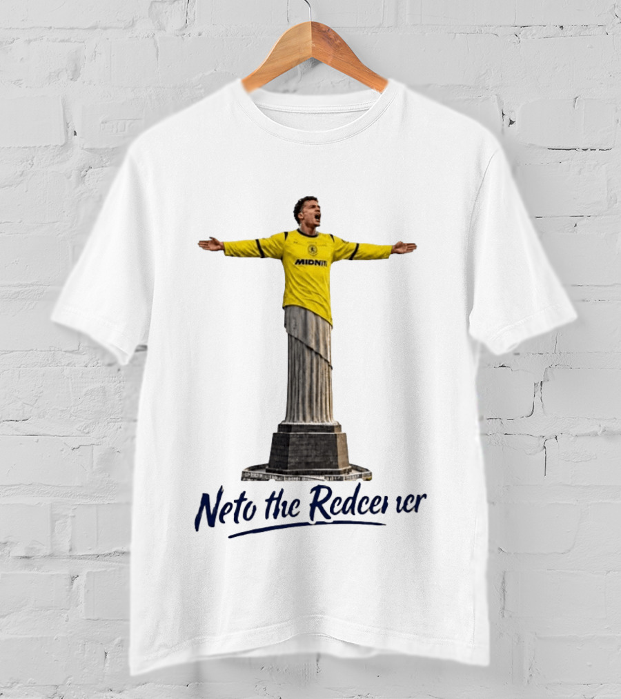 Neto The Redeemer Wolverhampton Wanderers Midnite Soccer Player T-Shirt