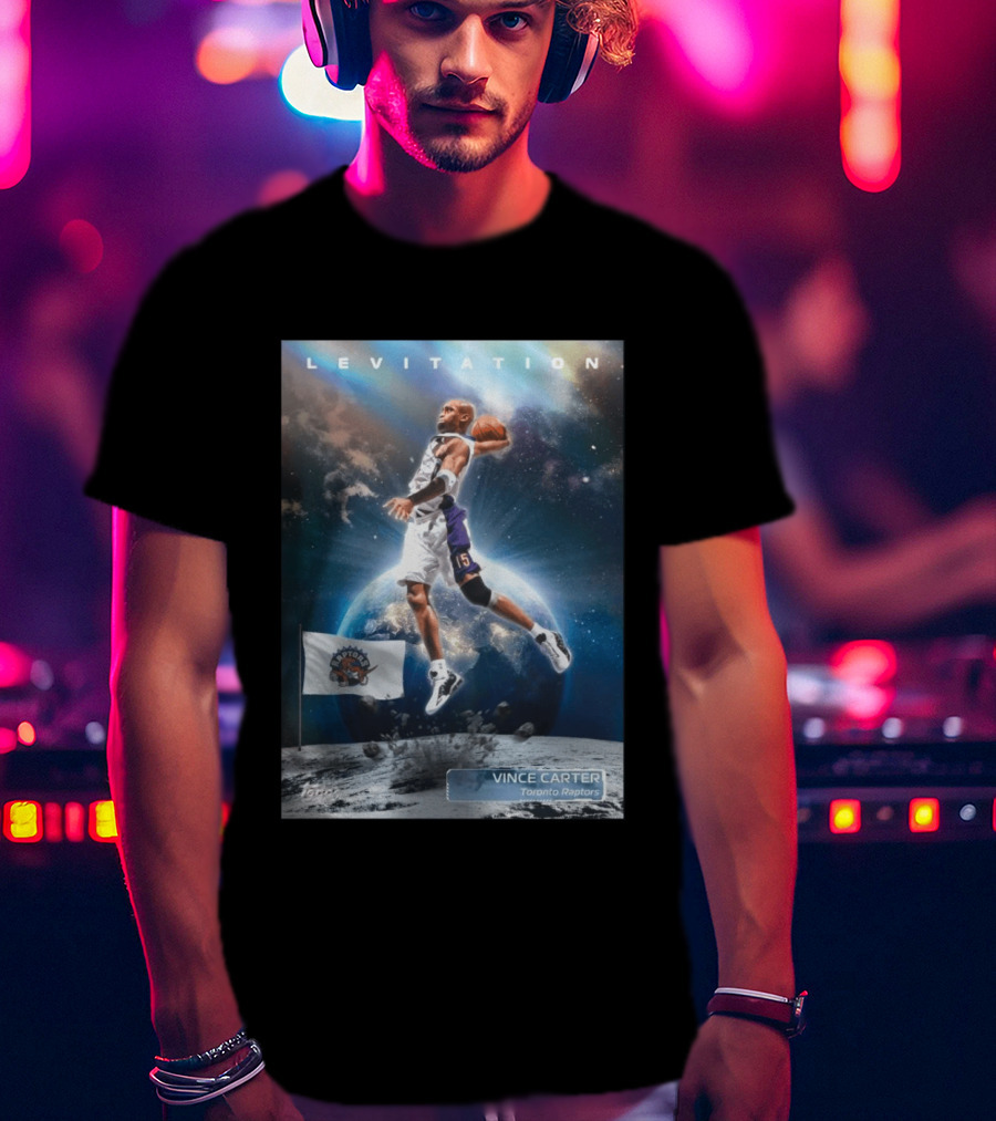 Vince Carter Levitation Toronto Raptors Basketball Legend T-Shirt