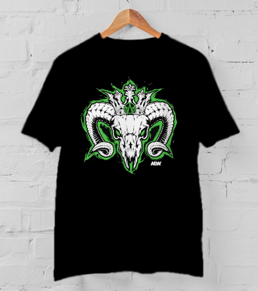 Will Ospreay GOATed Crowned Ram Skull Youth T-Shirt
