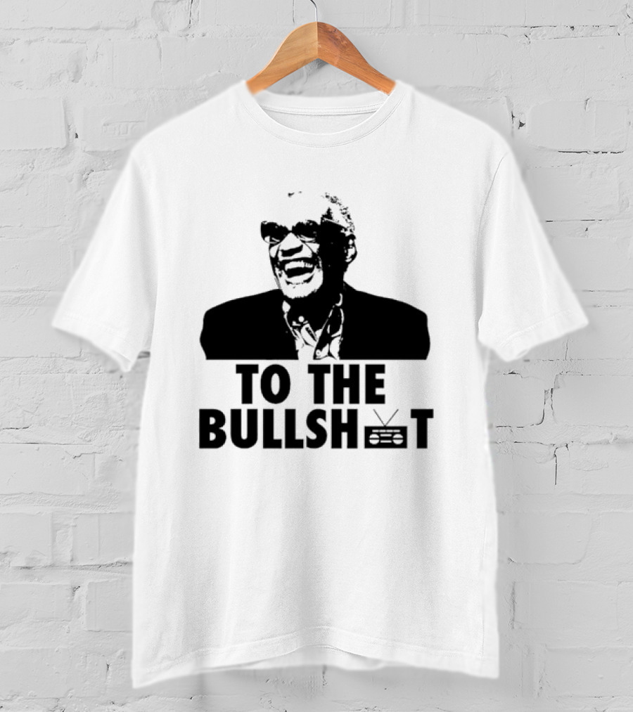 Ray Charles Wearing Sunglasses To The Bullshit TV T-Shirt