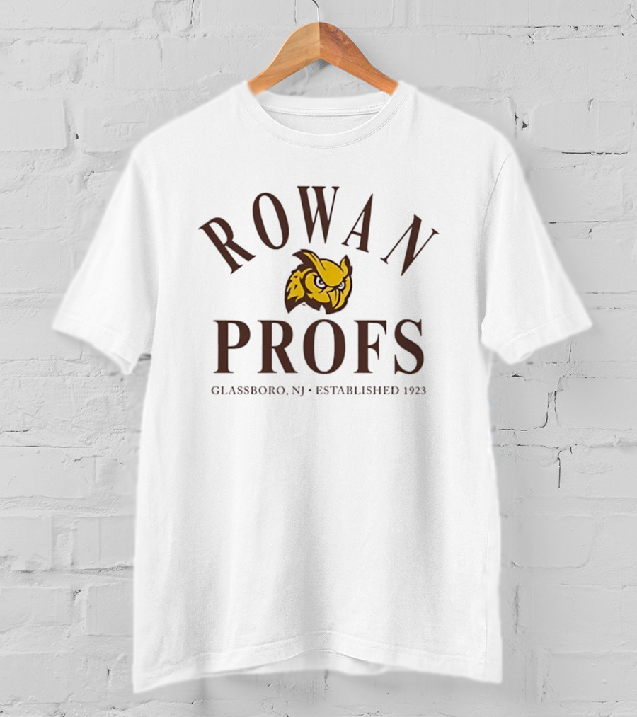 Rowan Profs Owl Glassboro NJ Established 1923 T-Shirt