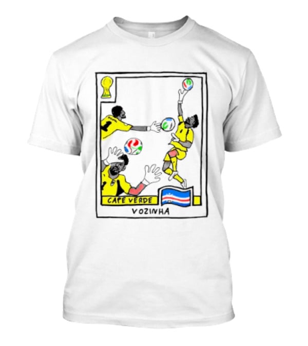 Cape Verde National Football Team Vozinha World Cup Celebration T-Shirt