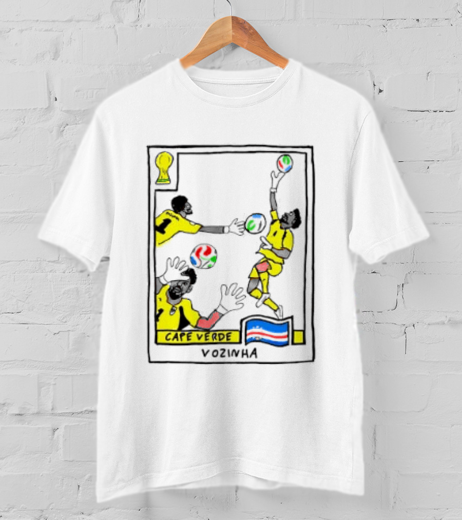 Cape Verde National Football Team Vozinha World Cup Celebration T-Shirt