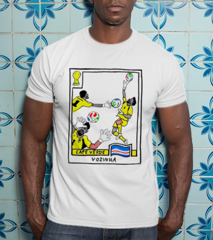 Cape Verde National Football Team Vozinha World Cup Celebration T-Shirt