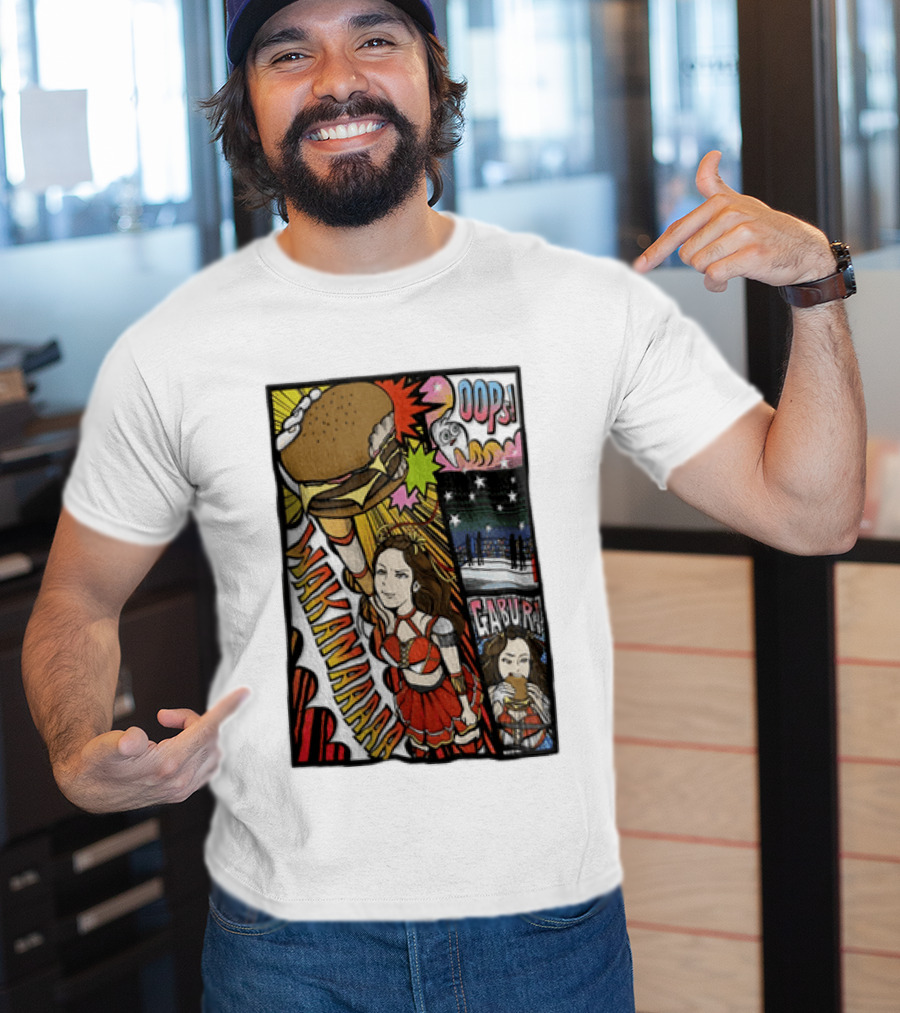 Wakana Tsukiyama Stardom Wakanaaaaa Oops Gaburi Comic Style Wrestling T-Shirt