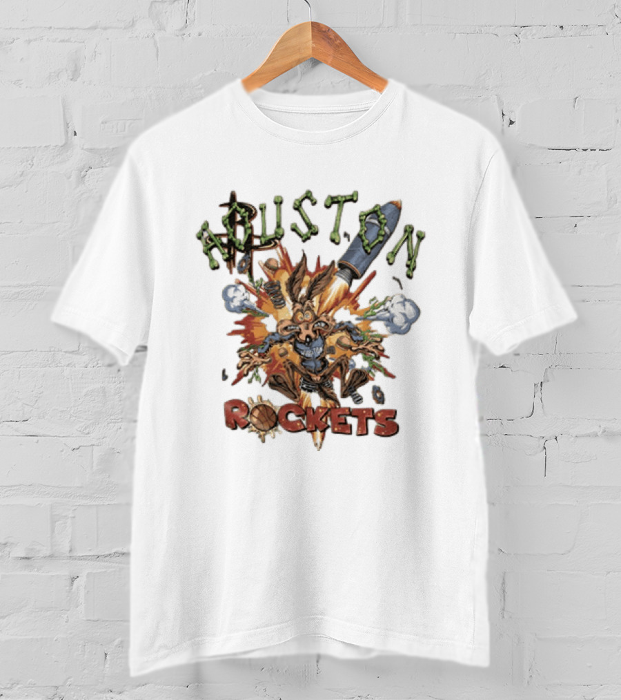 Wile E Coyote Houston Rockets NBA Explosion T-Shirt