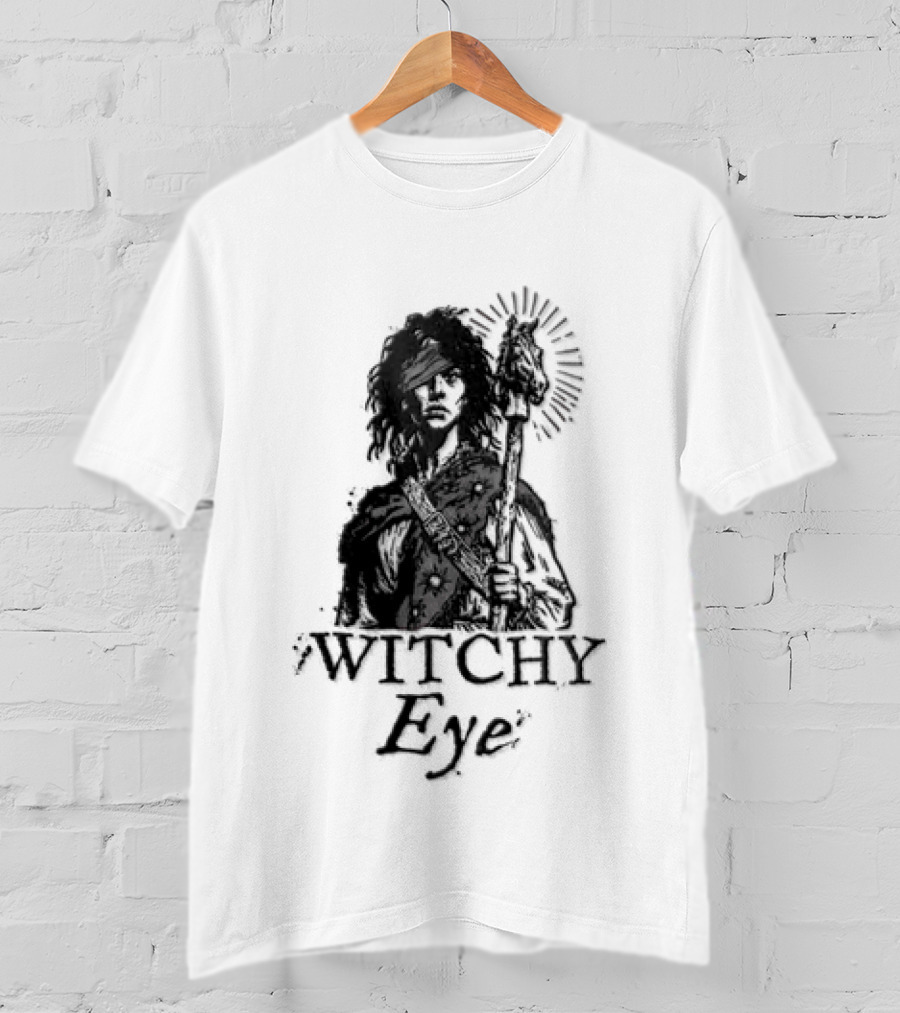 Witchy Eye Patch Mystic Staff And Horse T-Shirt