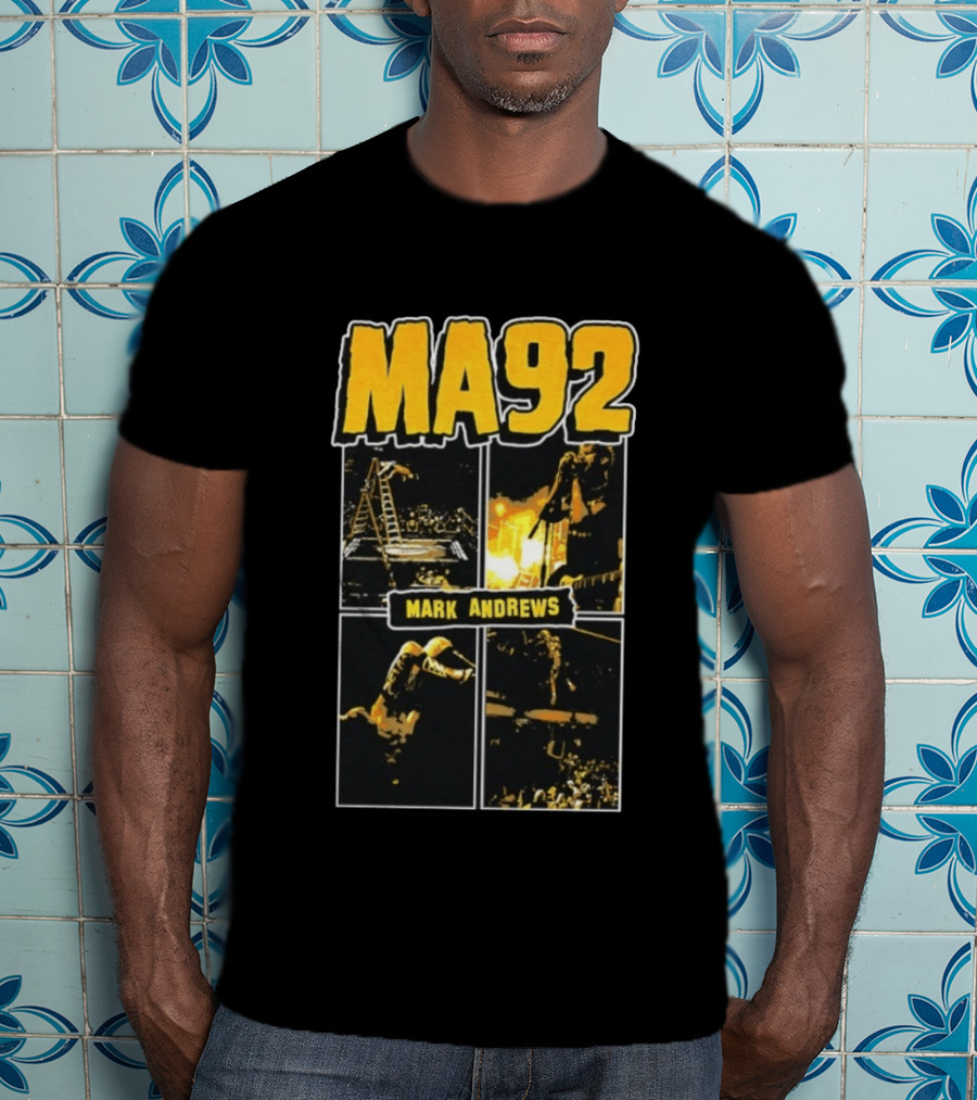 Mark Andrews MA92 Wrestling With Ladder Match And Action Scenes T-Shirt