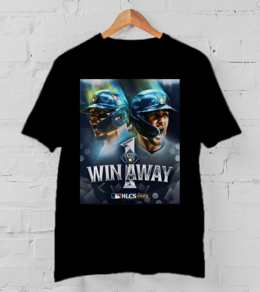 Milwaukee Brewers Win Away 2026 NLCS Championship Team Celebration T-Shirt