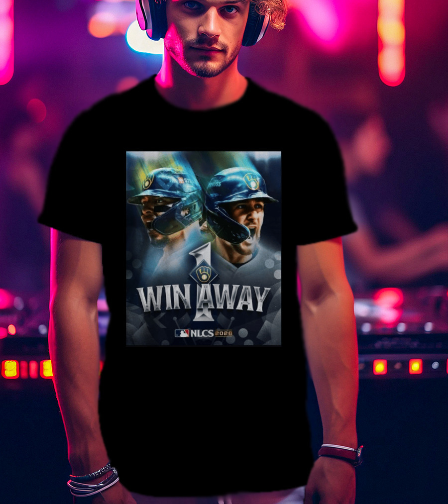 Milwaukee Brewers Win Away 2026 NLCS Championship Team Celebration T-Shirt