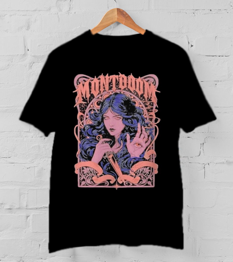 Montdoom Witch With Dagger And All Seeing Eye Enchantment T-Shirt