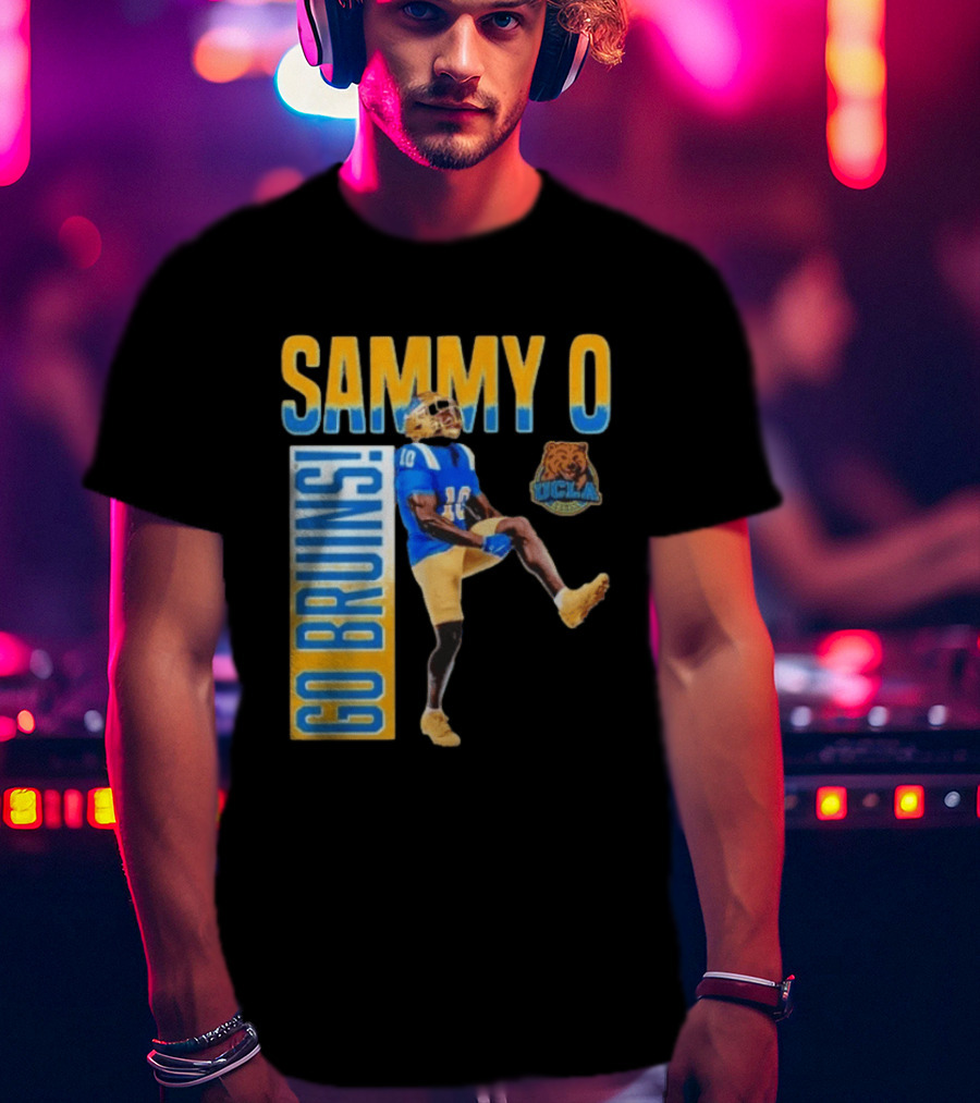 UCLA Bruins No 10 Sammy O Go Bruins College Football T-Shirt