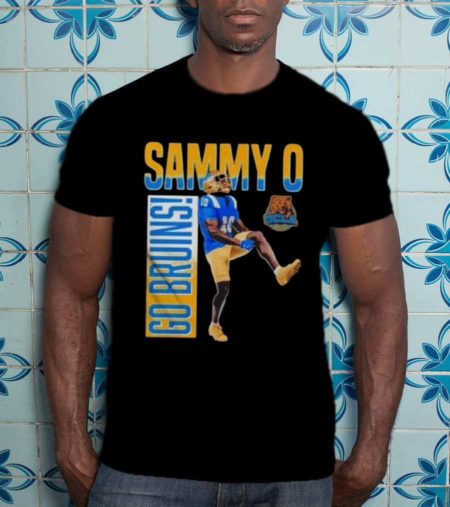 UCLA Bruins No 10 Sammy O Go Bruins College Football T-Shirt