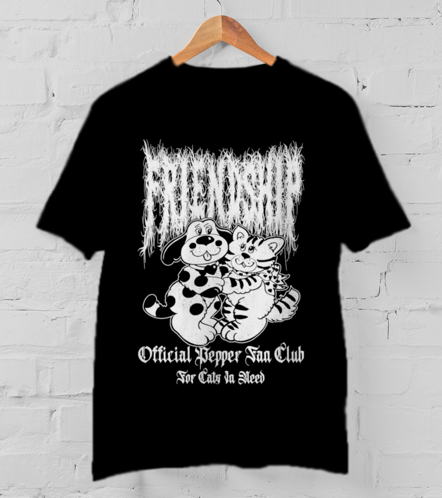 Official Pepper Fan Club For Cats In Need Friendship Pepper Club T-Shirt
