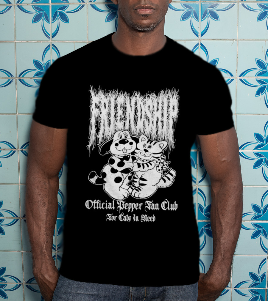 Official Pepper Fan Club For Cats In Need Friendship Pepper Club T-Shirt