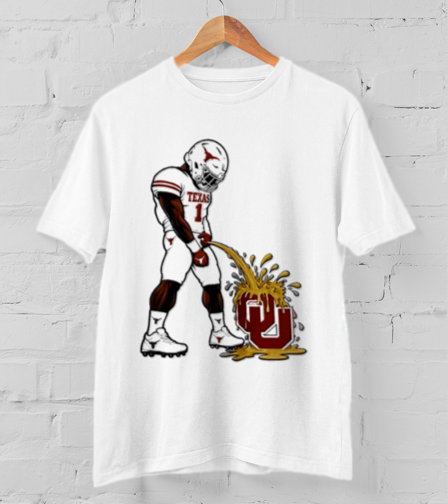 Colin Simmons Texas Football Rivalry With Oklahoma Sooners T-Shirt