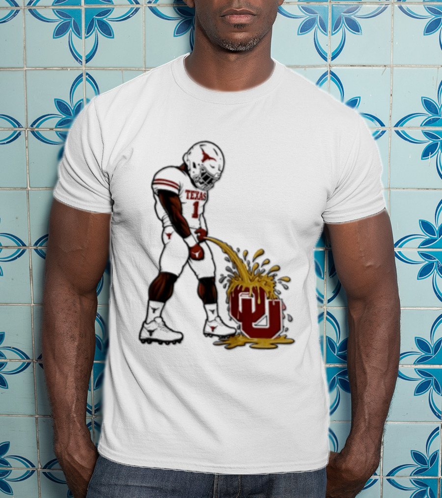 Colin Simmons Texas Football Rivalry With Oklahoma Sooners T-Shirt