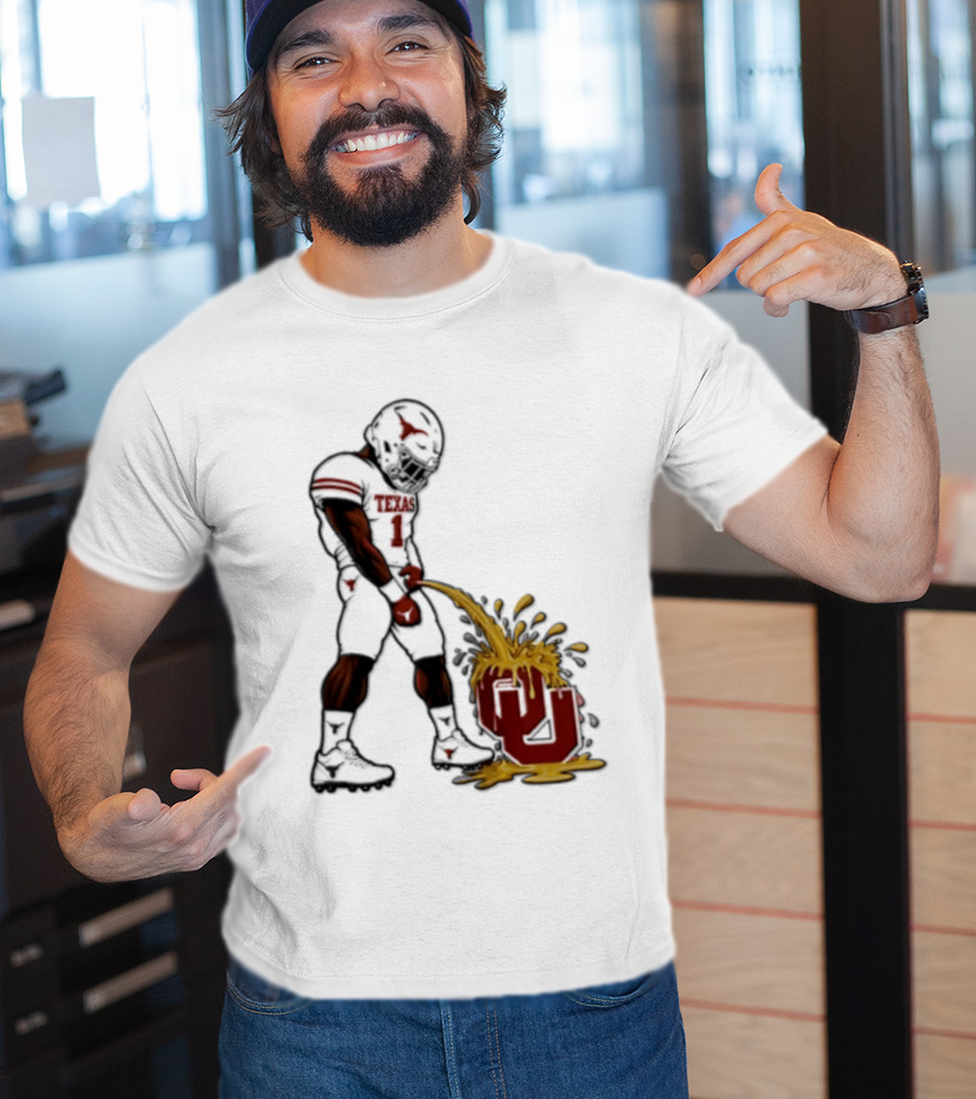 Colin Simmons Texas Football Rivalry With Oklahoma Sooners T-Shirt