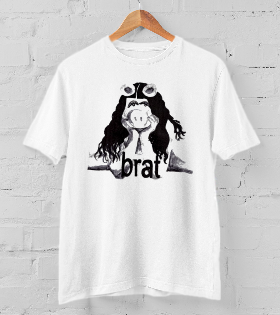 Miss Piggy Brat Muppets Charli XCX T-Shirt
