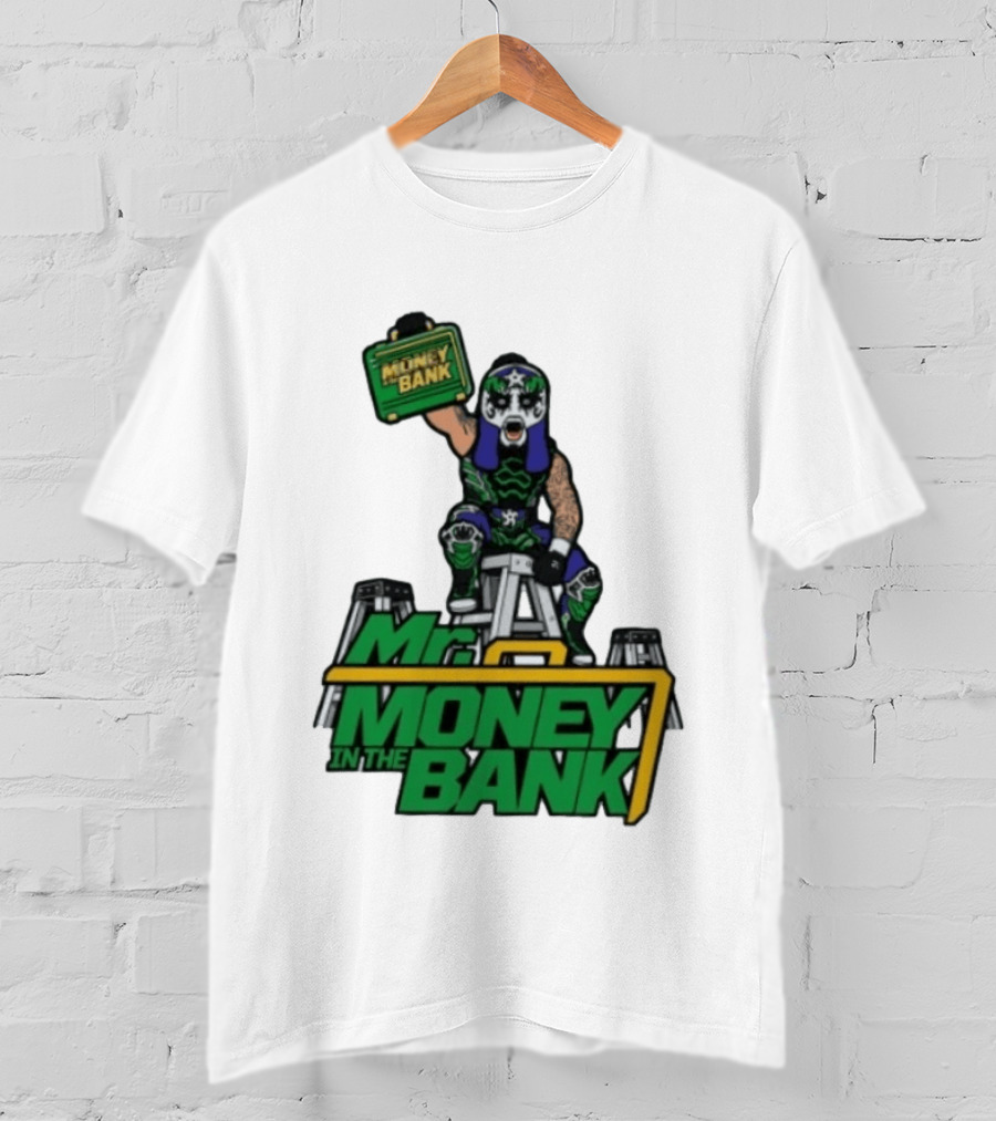 Mr Money In The Bank WWE Ladder Match Wrestling Superstars T-Shirt