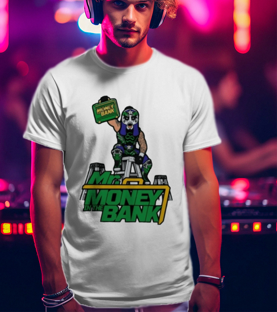 Mr Money In The Bank WWE Ladder Match Wrestling Superstars T-Shirt
