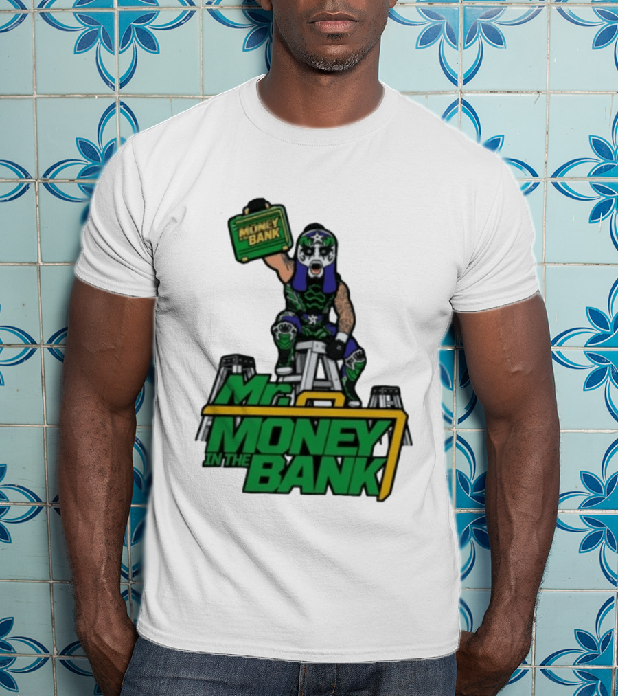 Mr Money In The Bank WWE Ladder Match Wrestling Superstars T-Shirt