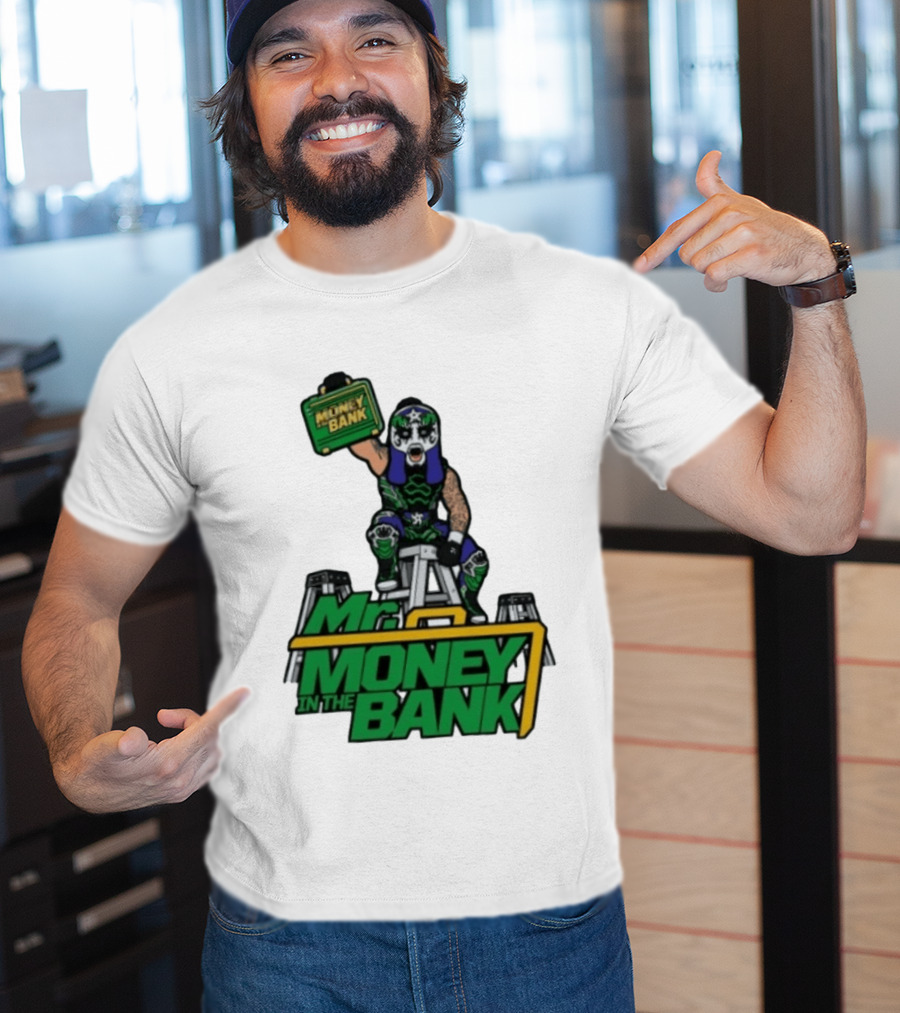 Mr Money In The Bank WWE Ladder Match Wrestling Superstars T-Shirt