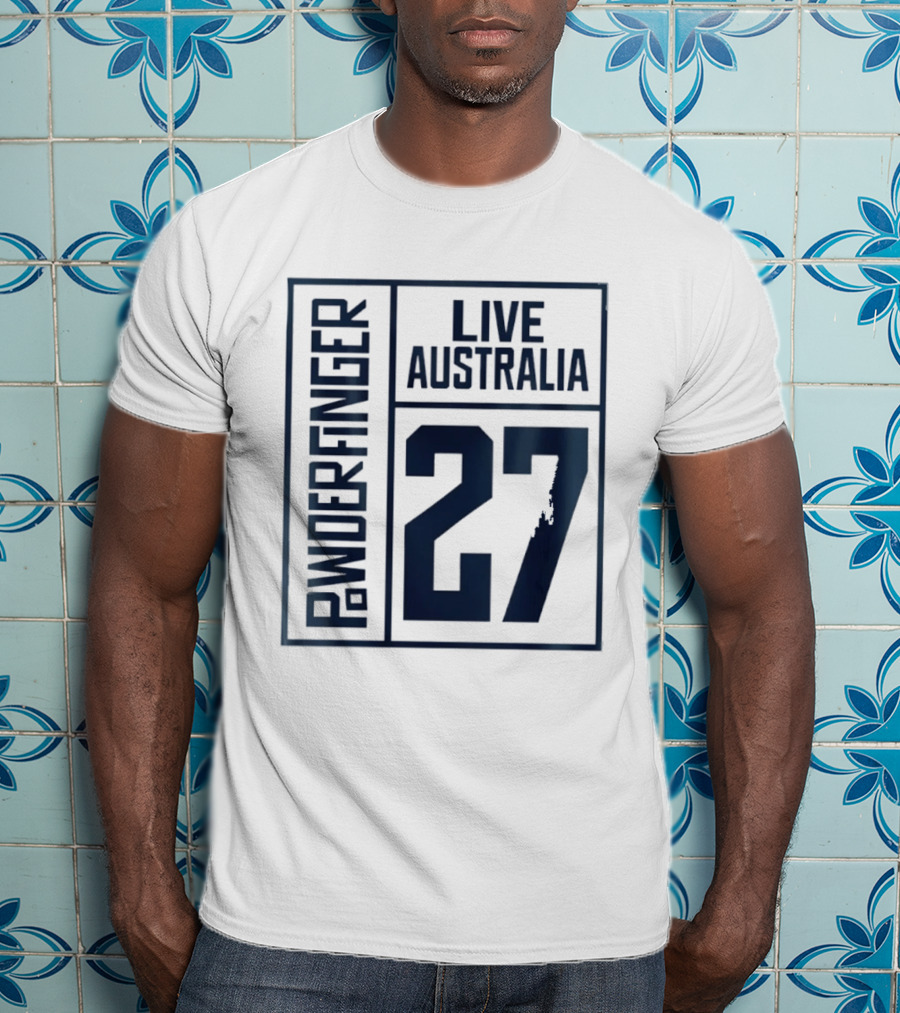 Powderfinger Live Australia 27 Rock Concert Experience T-Shirt