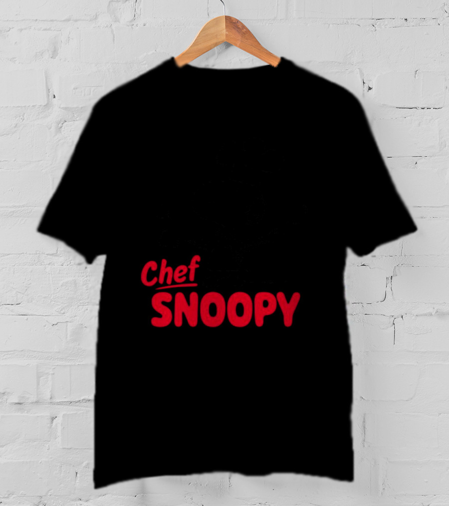 Chef Snoopy Peanuts Cooking Utensils T-Shirt