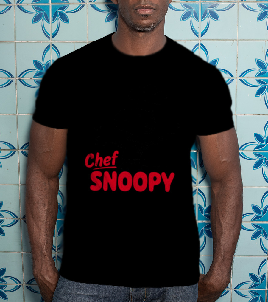 Chef Snoopy Peanuts Cooking Utensils T-Shirt