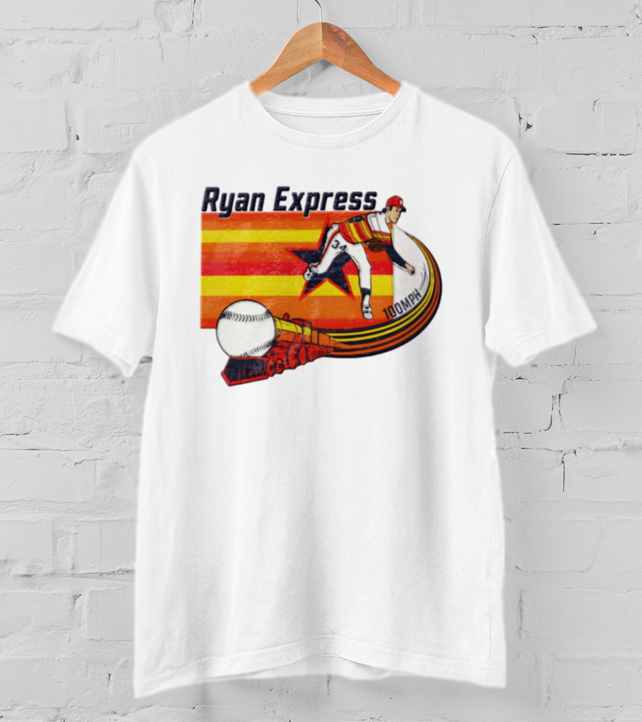 Ryan Express Pitcher 100 MPH Train 34 Star T-Shirt