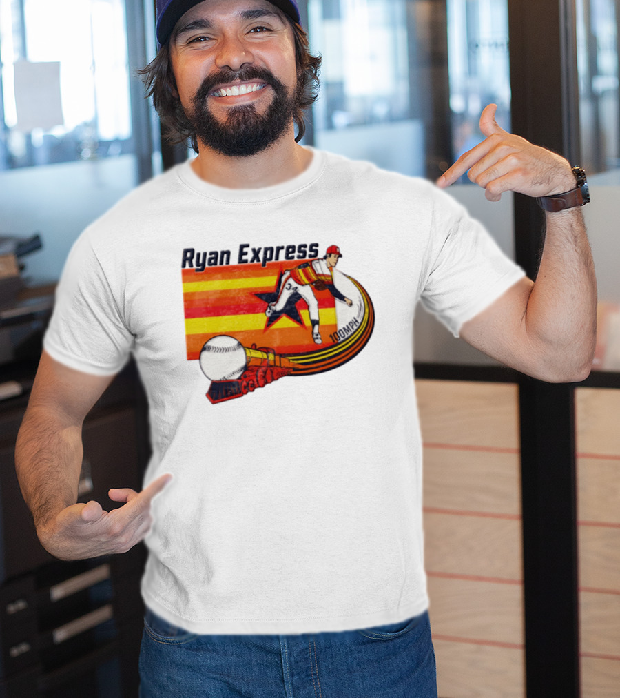 Ryan Express Pitcher 100 MPH Train 34 Star T-Shirt
