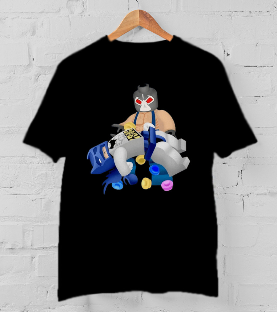 LEGO Bane Breaking Batman DC Comics Minifigure Scene T-Shirt