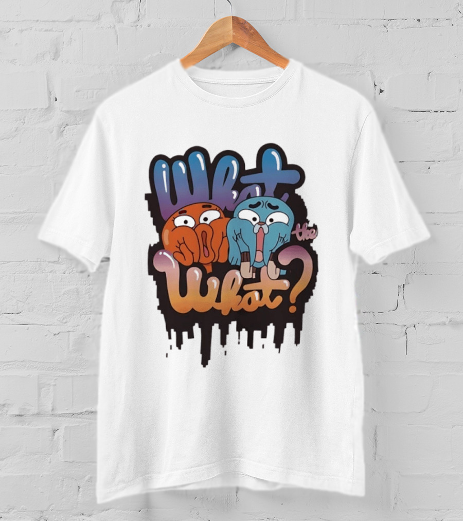 Gumball And Darwin What The What Cartoon Network What The What T-Shirt