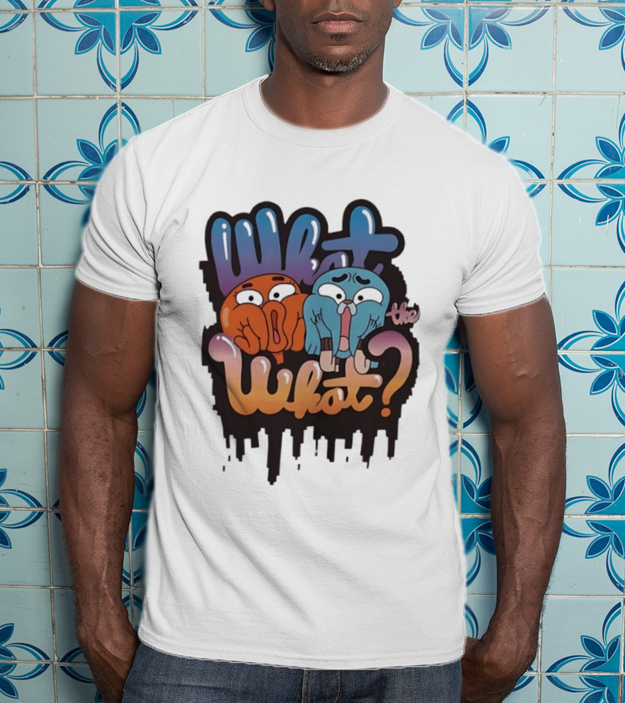 Gumball And Darwin What The What Cartoon Network What The What T-Shirt