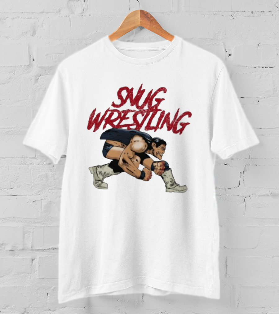 Snug Wrestling Dynamic Grappler Stance Professional Wrestler T-Shirt