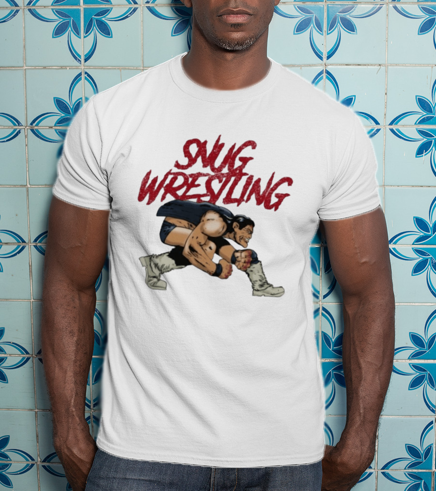 Snug Wrestling Dynamic Grappler Stance Professional Wrestler T-Shirt