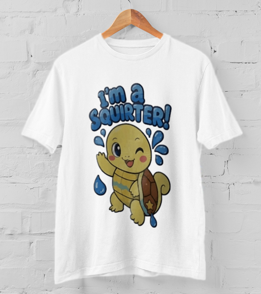 I'm A Squirter Squirtle Fan Favorite Pokémon Splashing Fun T-Shirt