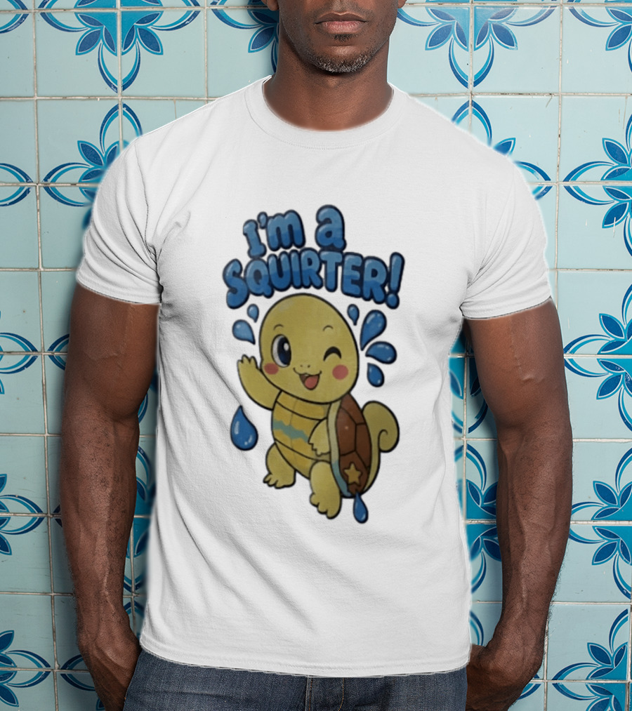 I'm A Squirter Squirtle Fan Favorite Pokémon Splashing Fun T-Shirt
