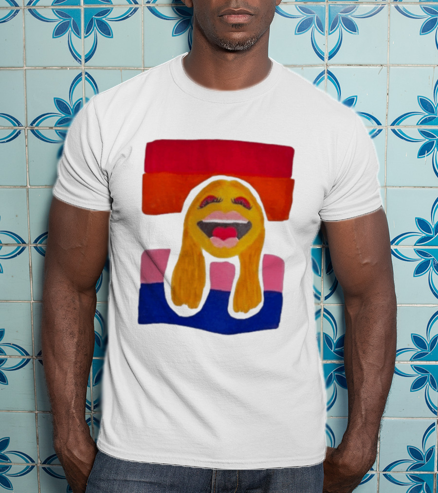 Janice Muppet Character With Lesbian Pride Colors LGBTQ The Muppets T-Shirt