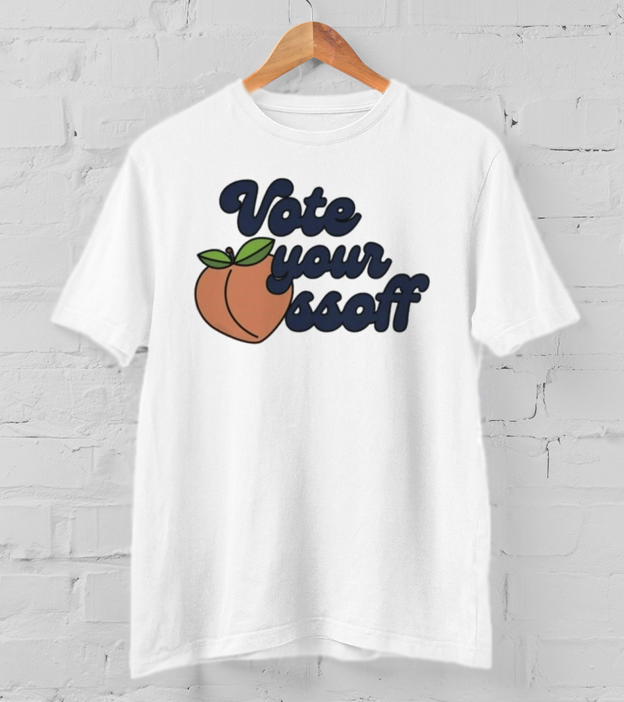 Vote Your Ossoff Peach T-Shirt