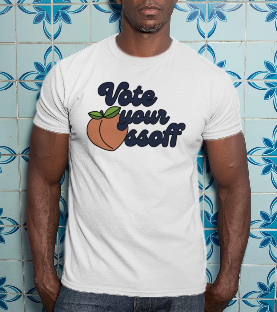 Vote Your Ossoff Peach T-Shirt
