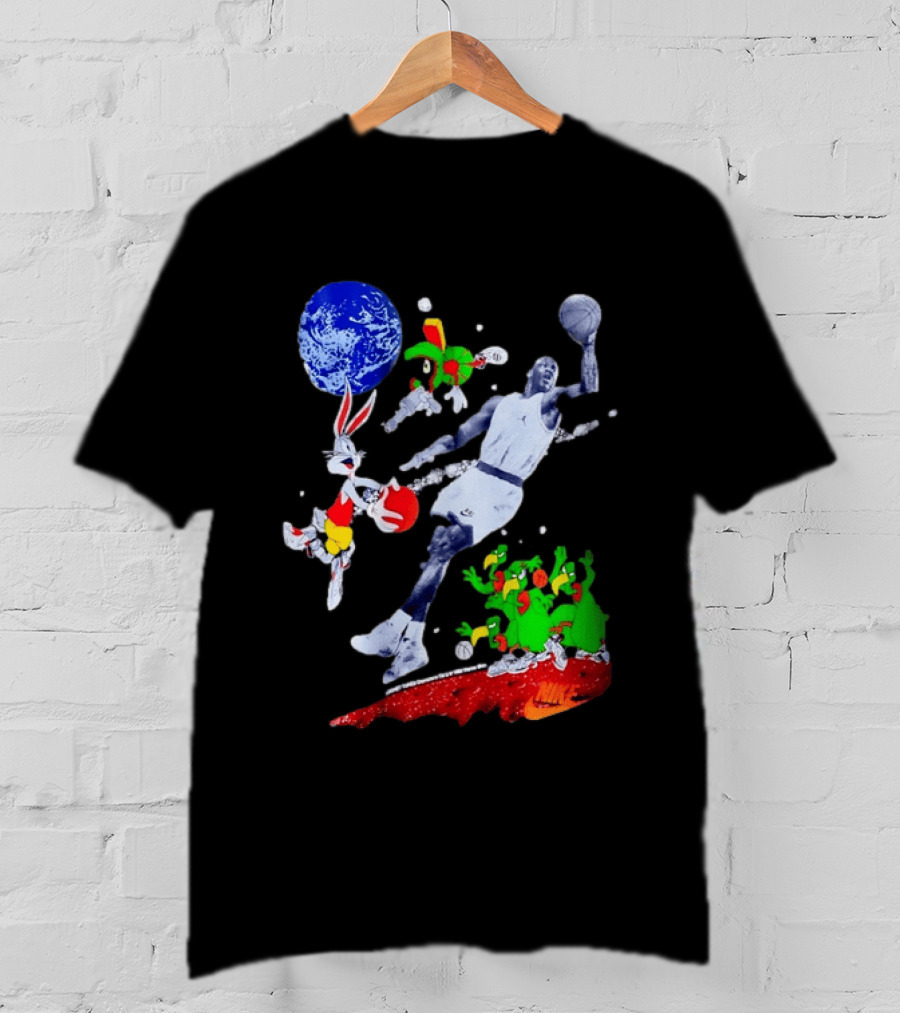 Nike Michael Jordan Looney Tunes Space Jam Basketball Nike T-Shirt