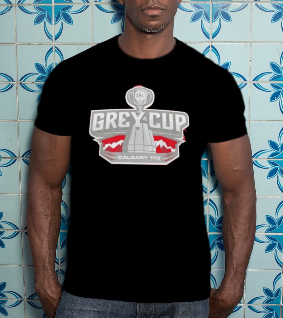 CFL Grey Cup Calgary 113 Canadian Football League Championship T-Shirt