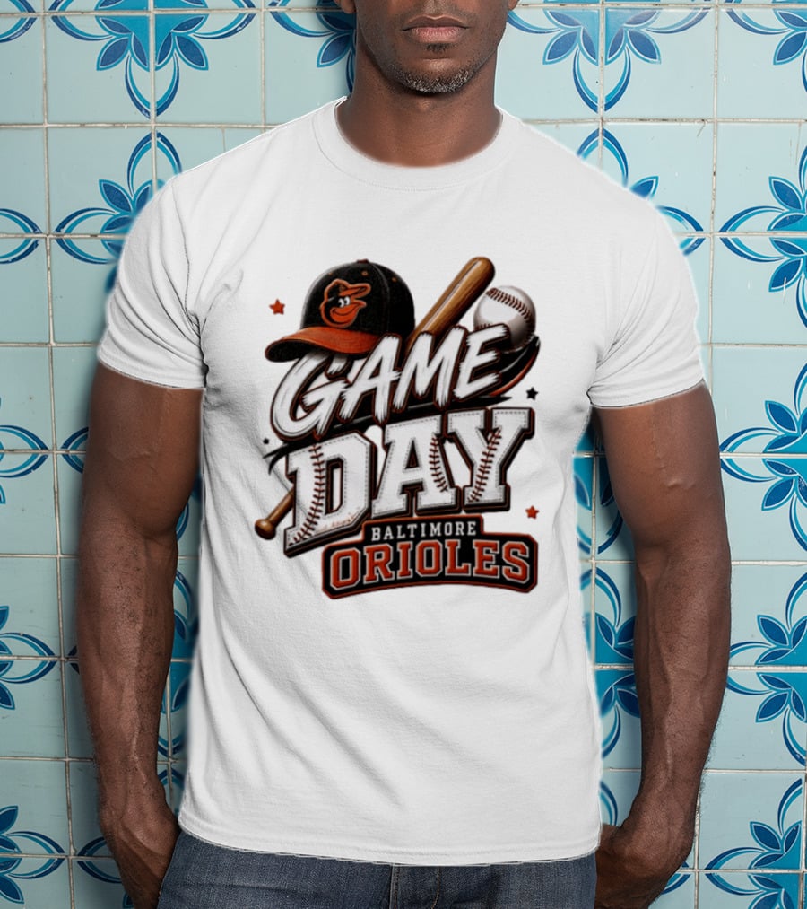 Baltimore Orioles Game Day Baseball MLB 2026 T-Shirt