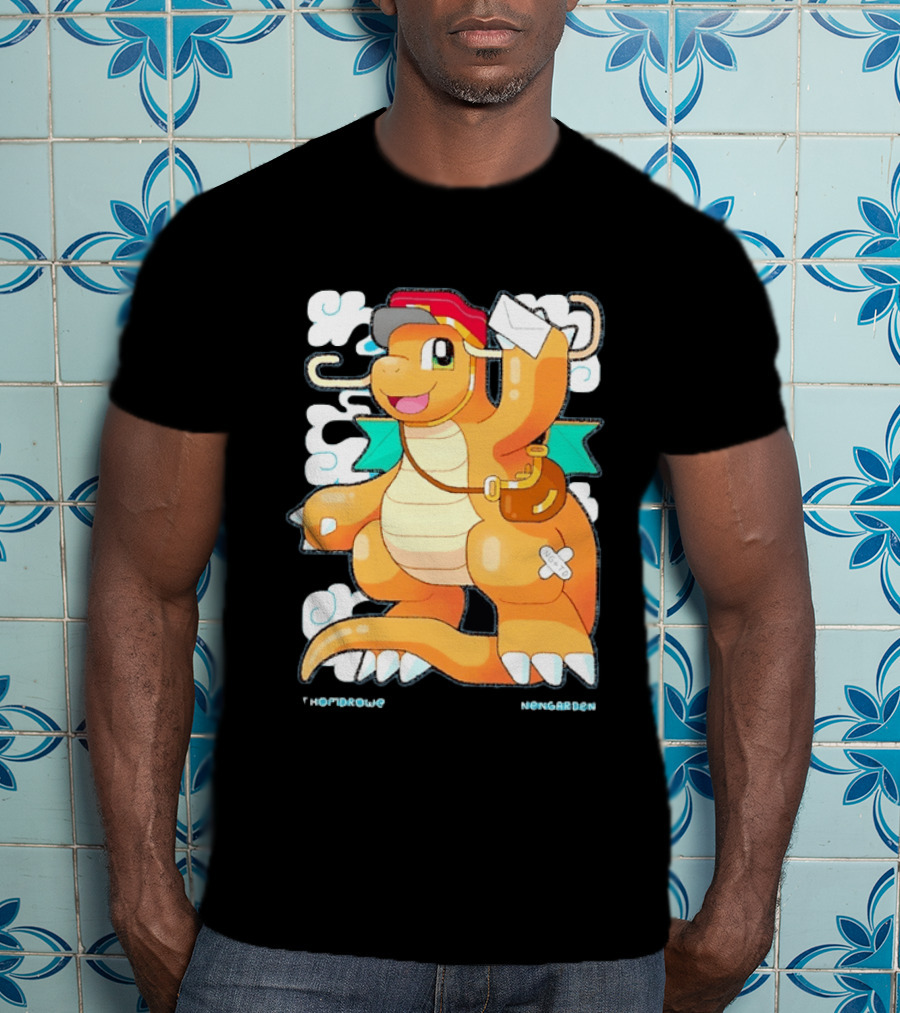 Thomdrower Nengarden Dragonite Mail Carrier T-Shirt