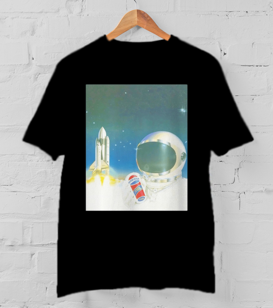 Pepsi Cola Astronaut Space Shuttle USA Reach For The Stars T-Shirt